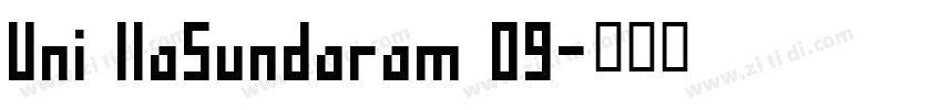 Uni IlaSundaram 09字体转换